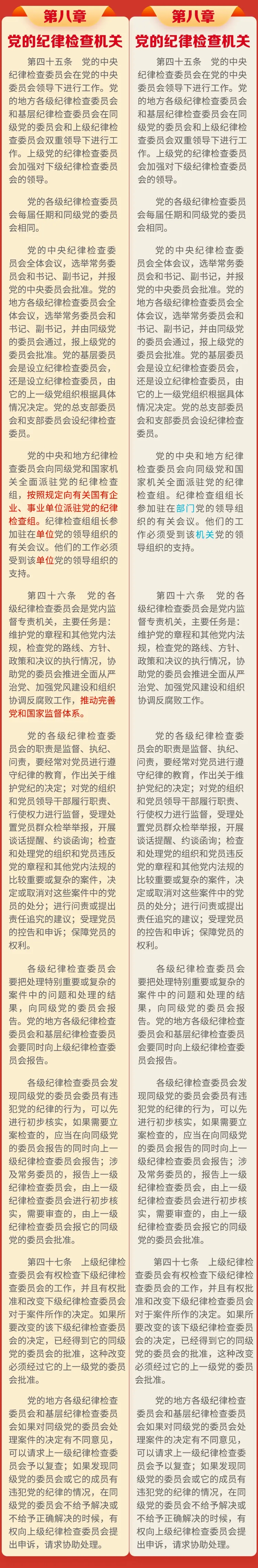 一图速览丨《中国共产党章程》修改对比来了！(图13)